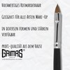 Grimas Professional make-up brush, red sable M4, flat, 4 mm