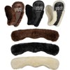 Equinate Moon Girth Anatomical Real Lambskin Short Girth Dressage Girth
