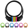 IDEALUX Bike Lock Cable, Bicycle Cable Lock with 4 Digit