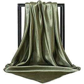 MAIRY Silk Bandana Women Scarf Hair Square Head Scarf Unisex Scarves Fashion Multifunctional Cashew Neckerchief - 09218