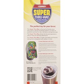 Petland 766501001907 Túnel para Pequeños Animales Marshall Ferret Super Thru-Way