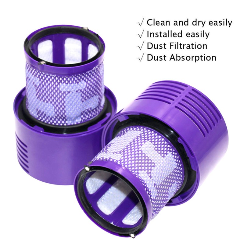 2 Pack Filter Replacement for Dyson Cyclone V10 Absolute Animal