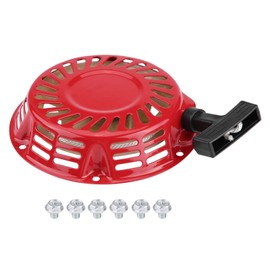 Acouto Ensamblaje de arranque retroceso repuesto rojo para generador gasolina 2KW 168FArrancador Arranque Conjunto arranqueArrancador arranquearranque para gx160 arrancador