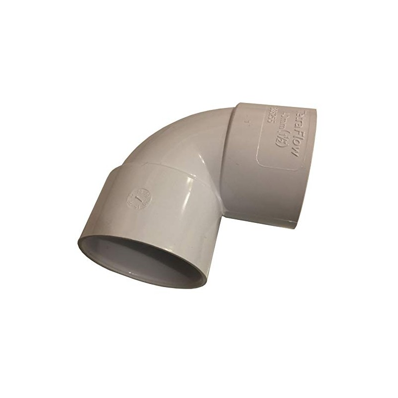 Pack of 2 - Solvent Weld 32mm Waste Pipe 90