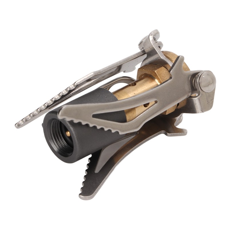 Backpacking Stove 3000W Titanium Alloy Adjustable Portable Mini Camping Stove