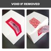 120 pcs Tamper Evident Label Sticker with Bar Code Security