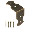 FUXXER® 40 x Angle Connectors Fittings Antique Vintage Brass Design