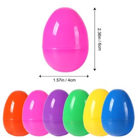 ONEINHE 12 Pcs 2.36" Easter Eggs Prefilled with 12Pcs Glow in The Dark Dinosaur, Plastic Colorful Easter Egg for Easter Egg Hunt, Basket Stuffers, Easter Party Favor, Classroom Prize Supplies