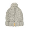 Steiff Boys Bobble Beanie Hat, Soft grey melange