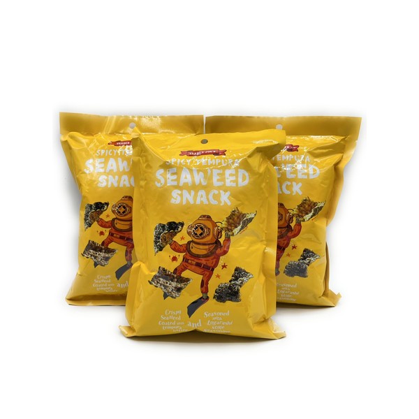 Generic Spicy Tempura Seaweed Snack by Trader Joes 2.1 oz