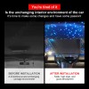 CHUSYYRAY 12V Car Interior Roof Atmosphere Light LED Romatic Projector
