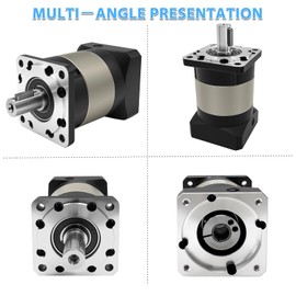80mm Servo Planetary Gearbox Speed Reducer 10:1 Ratio for 19mm Input Motor