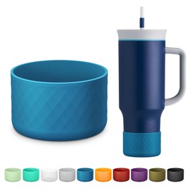 Silicone Boot for Owala 40 oz Tumbler with Handle, Anti-Slip Protective Sleeve for Stainless Steel Triple Layer Insulated Travel Tumbler Accessories