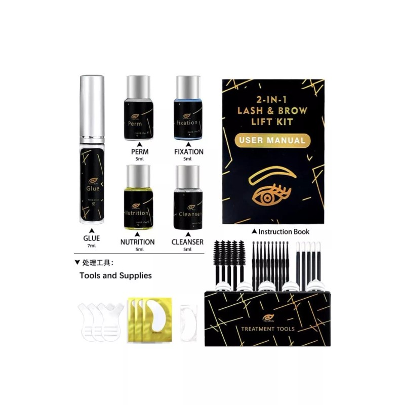 Flora Ruby Brow Lamination Kit & Lash Lift Kit. 2