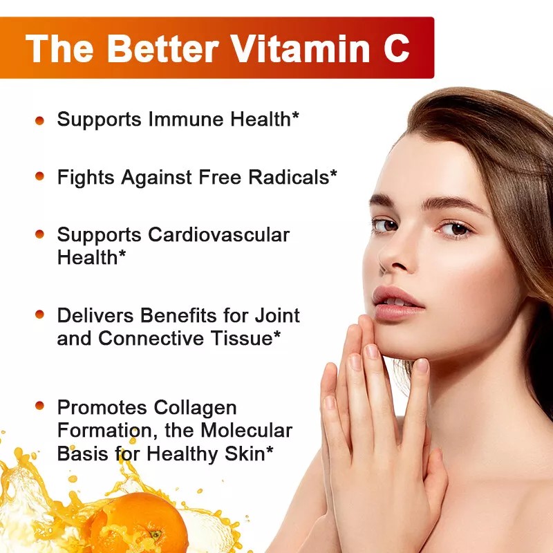 Liposomal Vitamin C 2100mg - High Absorption Supplements, Enhance Immunity