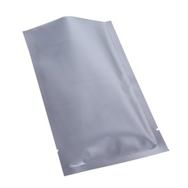 Double-Sided Matte Silver Aluminum Foil Open Fill Heat Seal Bags for Small Business, Home Use, Food Storage, Beauty Packing Travel Sample Pack, Blind Bag Creation (1000, 2.36 inch x 3.54 inch)