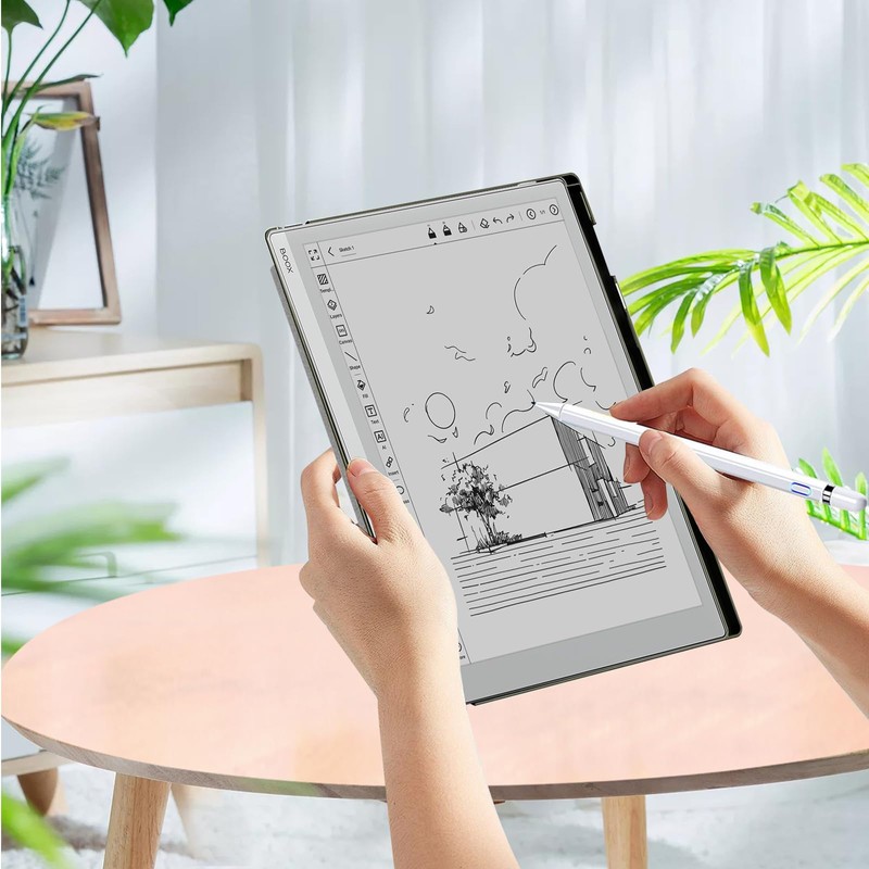 JeLLYPIE for Boox Go 10.3 Case with Pen Holder, Clear