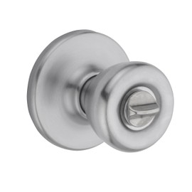 Kwikset 93001-928 Tylo Privacy Bed/Bath Knob In Satin Chrome