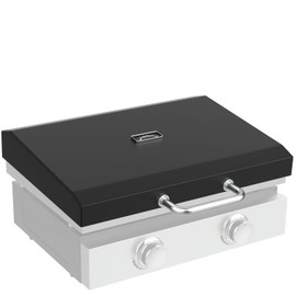 Upgraded Griddle Hinged Lid for 22" Blackstone 1666 1813 1833 1842 2144 1891 2203 2304 2271 1935 and More, Hard Cover Hood with Thermometer for Blackstone 22 Inch Griddle Accessories