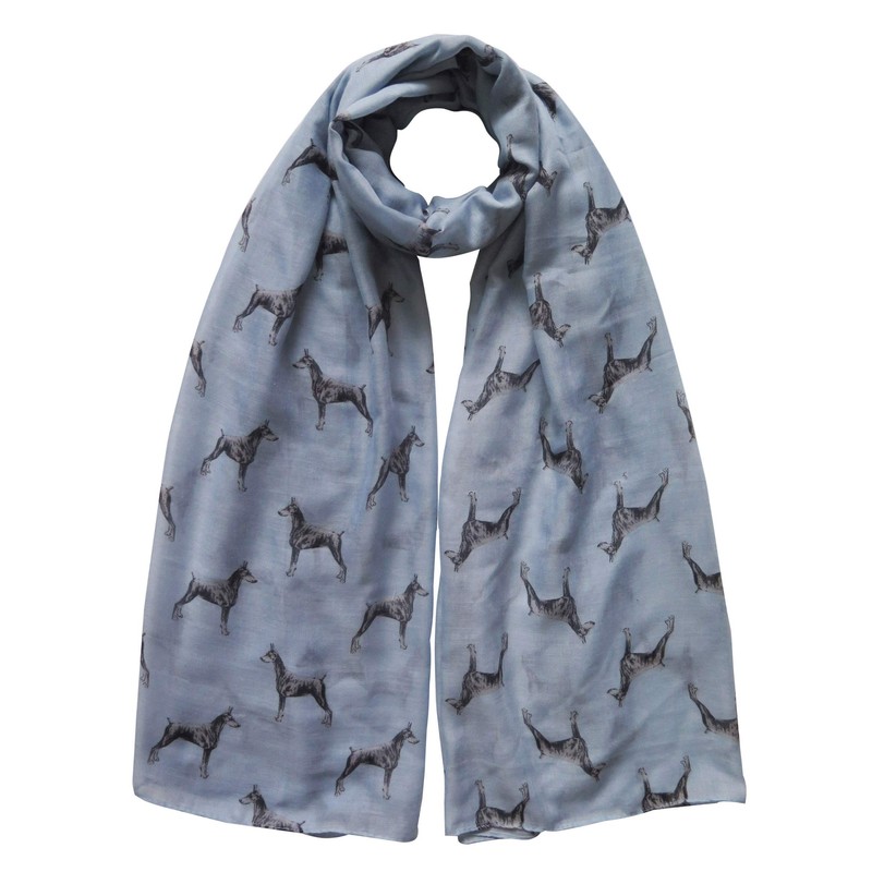 Lina & Lily Doberman Pinscher Dog Pattern, Large, Thin, Spring,