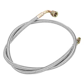 Oil Pipe, 1/8 npt Braided, Turbo Oil Supply Line, 3 an 36 Inch, Turbocharging and Accessories, 36 Inch Braided Steel Turbo 1 8 NPT Oil Supply Line, Suitable for T3 T3 T4 T4 T70