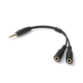 DOITOOL Y Splitter Cable Adapter for Headphones Microphone Male to Female Audio Jack Compatible Portable Devices Compact Design for Easy Portability