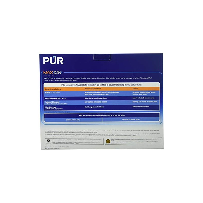 PUR MAXION Replacement Pitcher Filter - 4 PACK
