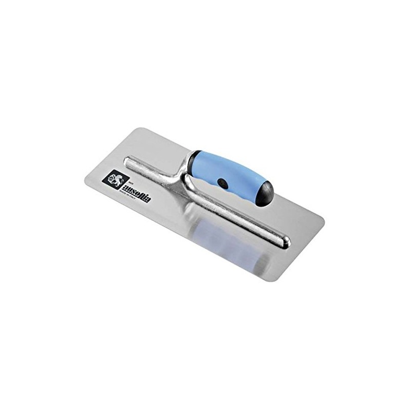 AUSONIA - 42127 PLASTERING TROWEL 20X8 TRAPEZOIDAL STAINLESS STEEL BLADE