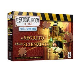 Cranio Creations CC274 Escape Room Puzzle The Secret of Science Police Game in Box, Red