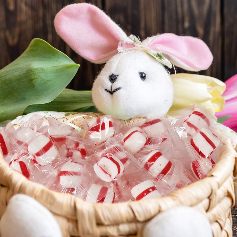 Soft Peppermint Candy Mints, 5 Pound mints bulk individually wrapped,