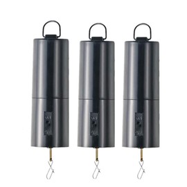 FENELY Wind Spinner Motor Battery Operated for Hanging Display Yard Black Wind Spinners Outdoor Sculptures - Load Capacity of 4 Pounds 3 Pack