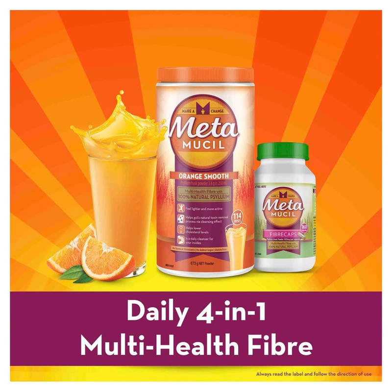 Metamucil Daily Fibre Supplement Powder Wild Berry Smooth 425g