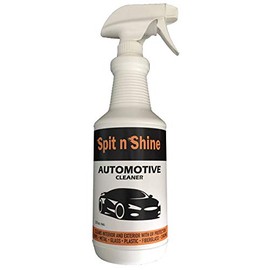 Spit n Shine Automotive Car Cleaner 32 oz. Cleans Tires, Vinyl, Chrome, Engines, Plastic, Glass with UV Protectant - Car Cleaner with Carnauba Wax- Cleans Interior and Exterior