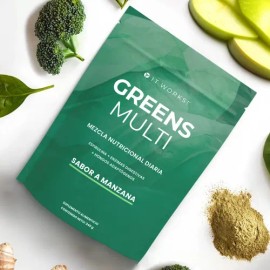 ItWorks! | Greens Multi | Manzana, Espirulina, Enzimas | 240gr