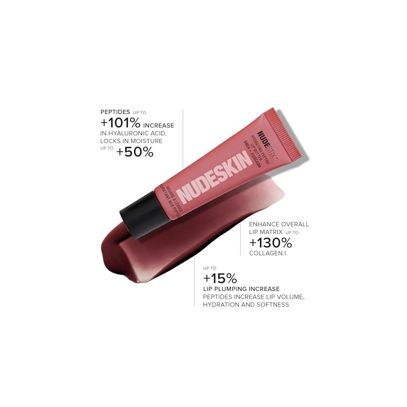 NUDESTIX Hydrating Peptide Lip Butter – Glossy Lip Balm with