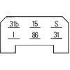 HELLA 5WG 002 450-291 Relay, wipe-/wash interval - 24V -