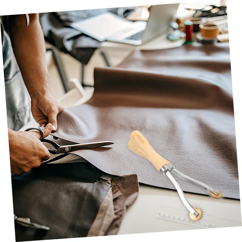 DOITOOL 4Pcs Practical Sewing Tracing Wheel Needle Point Tool for