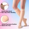 2 Pairs Sheer Compression Socks for Women 15-20 mmHg -