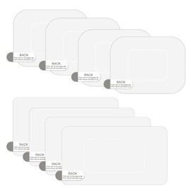 8-Piece Dashcam Windshield Sticker Kit for Easy Installation