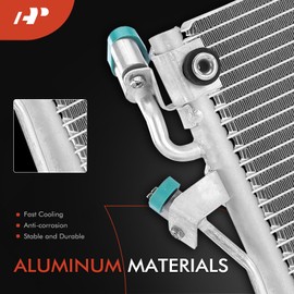 A-Premium Air Conditioning A/C Condenser Compatible with Mitsubishi Lancer 2002-2003 L4 2.0L, Replace# MR500441