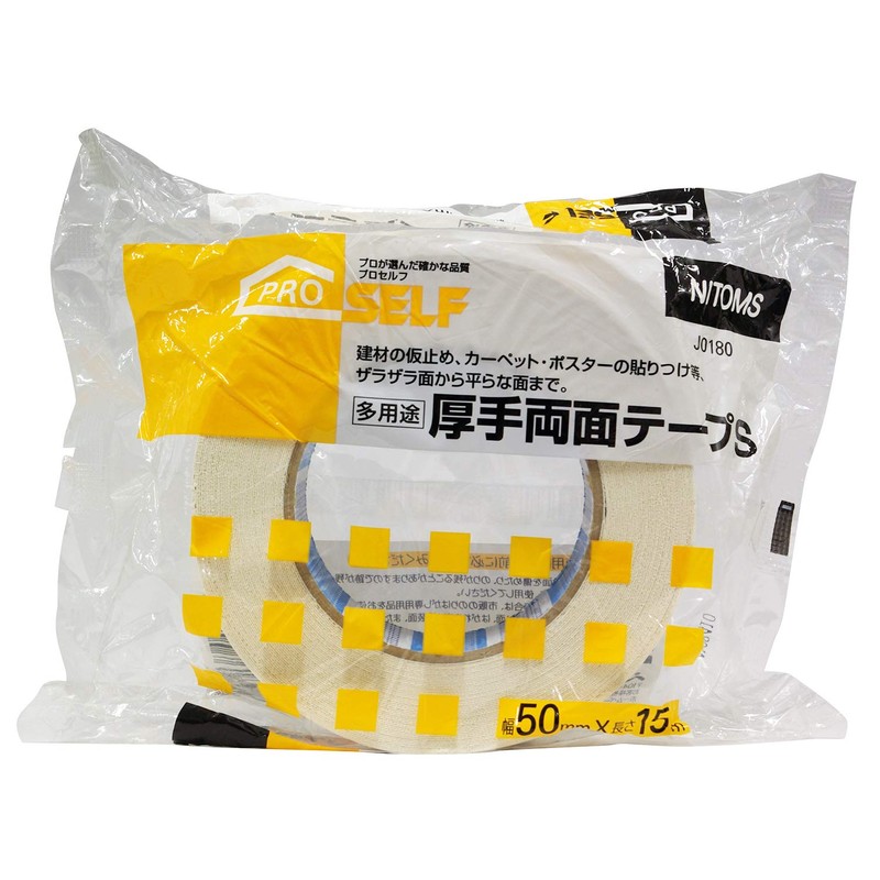 Nitoms J0180 Multi-Purpose Thick Double Sided Tape S 2.0 inches