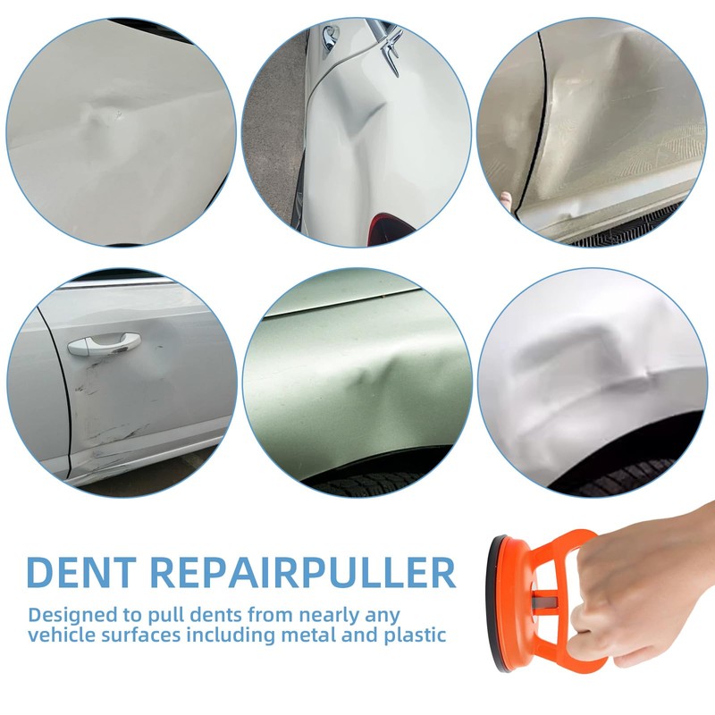 Car Dent Puller, 2 Pack 6cm Suction Cups,Powerful Dent Removal