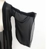 Women's Chinese Hanfu Cloak Sheer Wide Sleeve Open Front Ankle