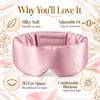 Mulberry Silk Sleep Mask for Comfortable Rest – Soft Light-Blocking