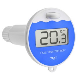 TFA Dostmann Pool Transmitter with Display, 30.3238.06, for Marbella 30.3066.01 and TFA WLAN Weather Station 35.8001 | 35.8002 | App 35.8000, Includes Display, L 97 x W 105 x H 168 mm