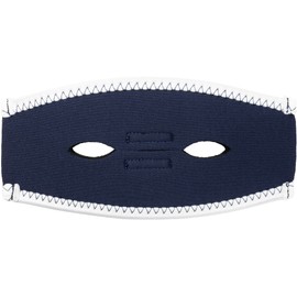 Cressi Pony Tail Neo Mask Strap Cover_Blue Navy/White - Neoprene Mask Cover for Diving and Snorkelling Masks, Blue Navy/White, One Size, Unisex Adult
