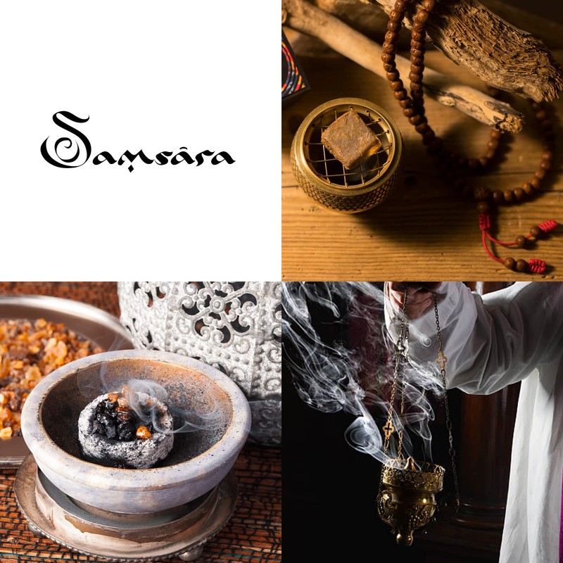 Samsara Natural Benzoin Resin Frankincense, Pure without Additives, Elegant and