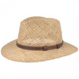 Straw Hat Sun Hat Made in Italy 100% Seagrass Traveller Especially Light Flexible Skin-friendly Comfortable, natural
