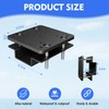 Heavy Duty Universal Square/Round Rail Downrigger Mount for Cannon(Black)
