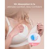 Nuliie Super Absorbent & Featherlight Disposable Nursing Pads 100 Count,